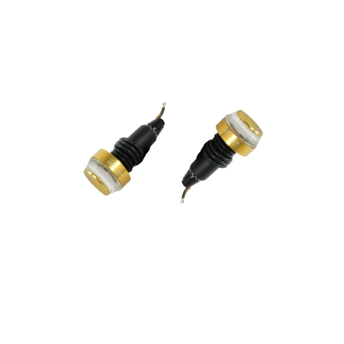 Peso Guidão Dourado Claro Com LED Branco 