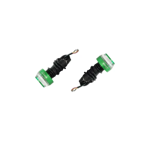 Peso Guidão Verde Com LED Branco 